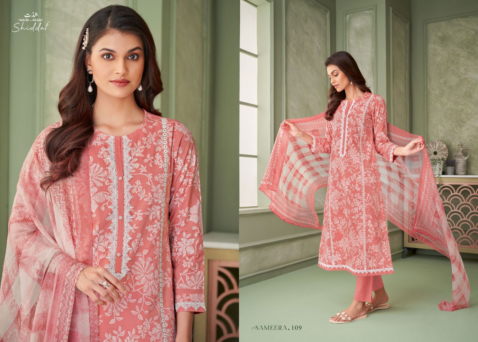 Sameera Shiddat By Esta Printed Cotton Designer Salwar Kameez Wholesale Shop In Surat